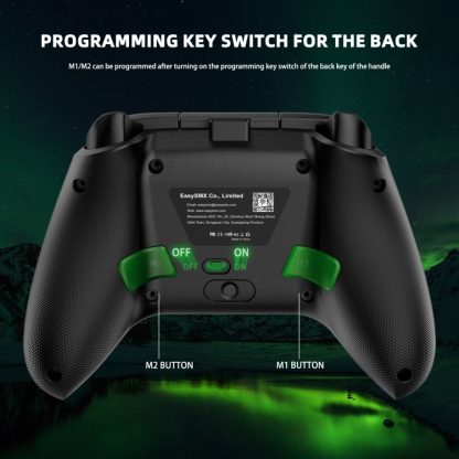 EasySMX AL-NS2076 Wireless BT 5.0 Game Controller for Switch with Wake up Function(Black) - Image 3