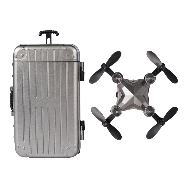 DH-120 Luggage Mini Folding Quadcopter RC Air Vehicle Drone, Specification:30W Camera(Titanium Grey) - Image 2