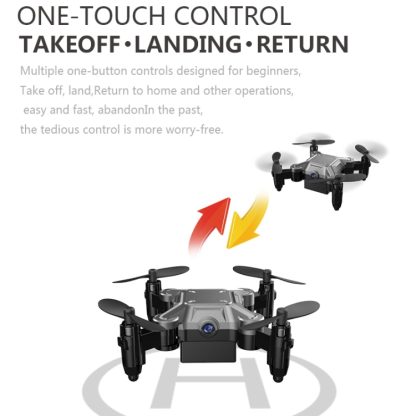 DH-150 Container Mini Folding Quadcopter RC Air Vehicle Drone, Specification:30W Camera(Titanium Grey) - Image 3