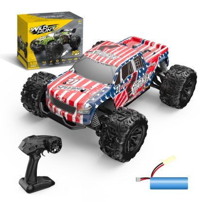 2.4G 1:20 Full Scale RC Off-road Vehicle(Red) - Image 2