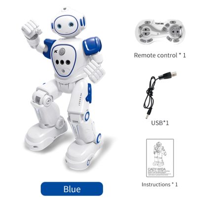 JJR/C R21 Intelligent Programmed Remote Control Electric Robot(Blue) - Image 2