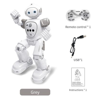 JJR/C R21 Intelligent Programmed Remote Control Electric Robot(Grey) - Image 2