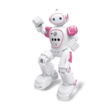 JJR/C R21 Intelligent Programmed Remote Control Electric Robot(Pink)