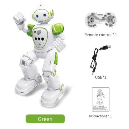 JJR/C R21 Intelligent Programmed Remote Control Electric Robot(Green) - Image 2