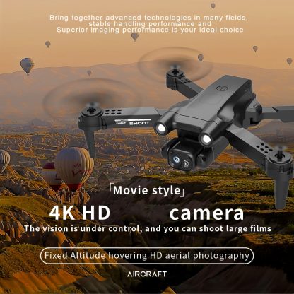 GT2 Barometric Leveling Quadcopter RC Drone, Model:4K Single Camera(Grey) - Image 3