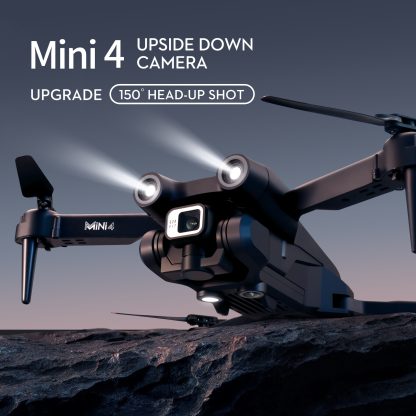 LSRC-MINI 4 Optical Flow Obstacle Avoidance Dual Camera Aerial RC Drone, Specification:4K(Black) - Image 3