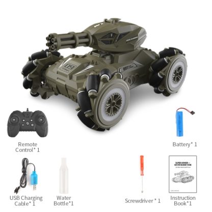 JJR/C Q126 Spray Bomb Drift Remote Control Car, Specification:Single Control Universal Wheel(Green) - Image 2