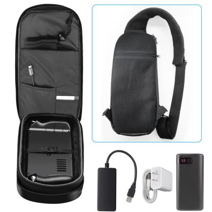 For Steam Deck EVA Portable Storage Crossbody Chest Bag(Black) - Image 2