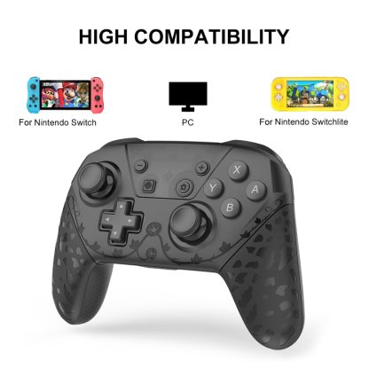 798B Bluetooth 5.0 Wireless Game Controller for Nintendo Switch(Black) - Image 2