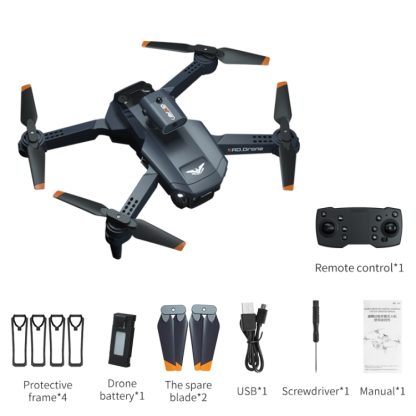 JJR/C H106 8K Dual Camera Optical Flow Four-sided Obstacle Avoidance RC Drone, Model:Type A without ESC(Black) - Image 2