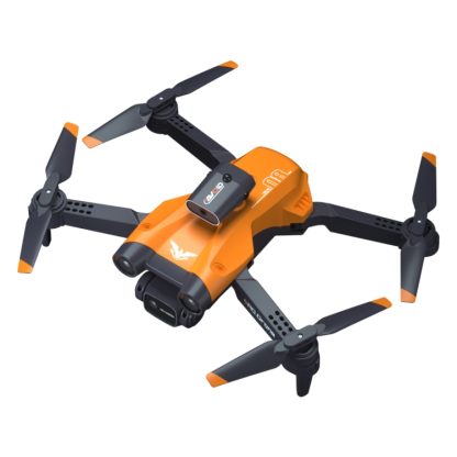 JJR/C H106 8K Dual Camera Optical Flow Four-sided Obstacle Avoidance RC Drone, Model:Type B with ESC(Orange)