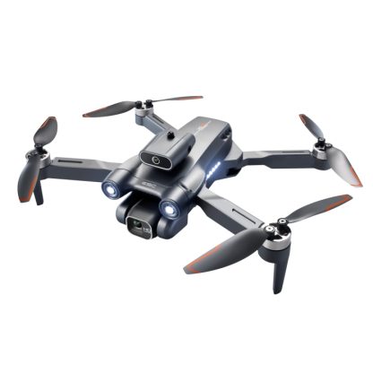 LS-S1S Obstacle Avoidance Brushless Dual Lens Aerial Photography Folding Drone, Specification:6K(Dark Grey)