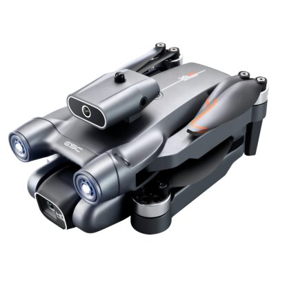 LS-S1S Obstacle Avoidance Brushless Dual Lens Aerial Photography Folding Drone, Specification:6K(Dark Grey) - Image 2