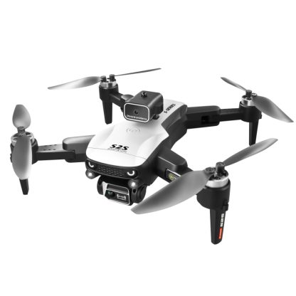 LS-S2S Obstacle Avoidance Brushless Dual Lens Aerial Photography Folding Drone, Specification:6K(White)