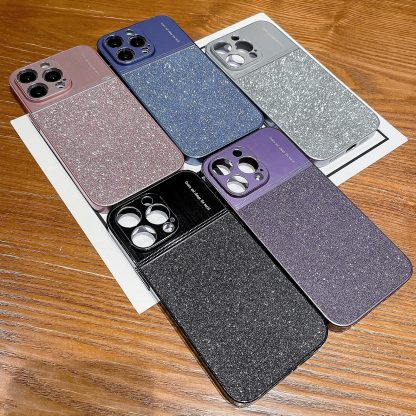 For iPhone 13 Pro Max Metallic Glitter Powder Shockproof Phone Case(Blue) - Image 2