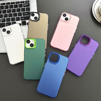 For iPhone 13 Pro Semi Transparent Frosted PC Phone Case(White) - Image 2