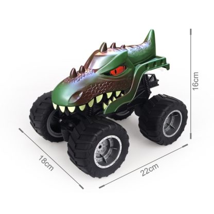 JJR/C Q148 2.4G Dinosaur Climbing Remote Control Car Monster Truck(Green) - Image 2