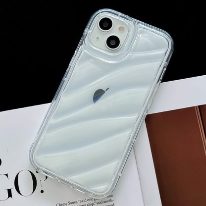 For iPhone 13 Waves TPU Phone Case(Transparent) - Image 2