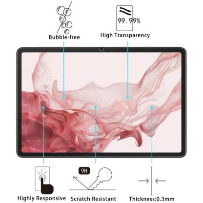 For Samsung Galaxy Tab S9 Plus 9H 0.3mm Explosion-proof Tempered Glass Film - Image 3