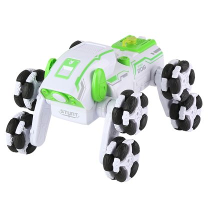 JJR/C Q152 Remote Control Intelligent Eight Wheel Swing Arm Stunt Vehicle(Green)