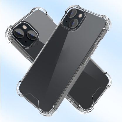 For iPhone 15 Four-corner Airbag Anti-fall Phone Case(Transparent) - Image 3