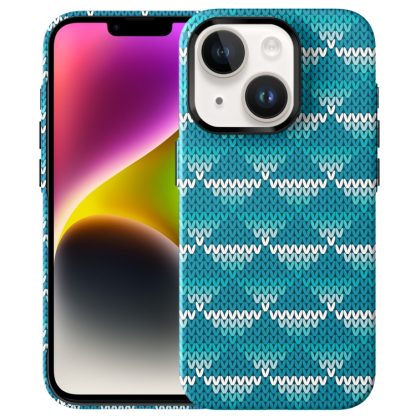 For iPhone 15 Textile Texture Matte Ultra-thin Phone Case(Light Blue)