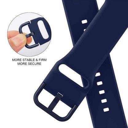 For Apple Watch Ultra 2 49mm Pin Buckle Silicone Watch Band(Midnight Blue) - Image 3