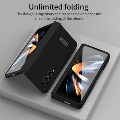 For Samsung Galaxy Z Fold4 5G Extraordinary Series Hinged Folding Full Phone Case(Black) - Image 3