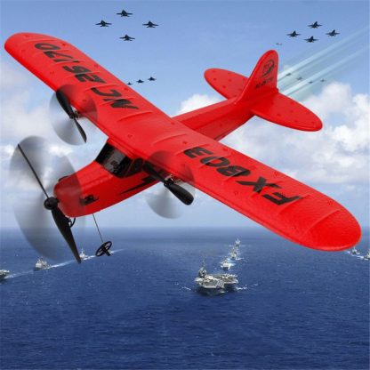 FX-803 NC 26170 EPP 2.4GHz 2CH Shock-resistant RC Glider with Remote Control(Red)