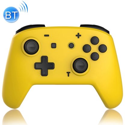 YS06 For Switch Pro Wireless Bluetooth GamePad Game Handle Controller, Color:Black Yellow