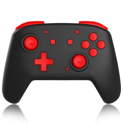 YS06 For Switch Pro Wireless Bluetooth GamePad Game Handle Controller, Color:Black Red - Image 2