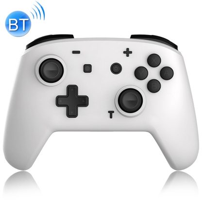 YS06 For Switch Pro Wireless Bluetooth GamePad Game Handle Controller, Color:White