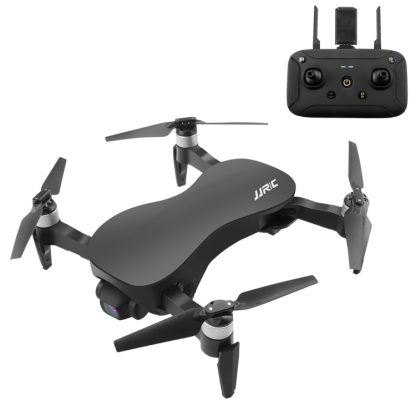 JJR/C X12 4K 5G Wifi Foldable RC Quadcopter Drone Remote Control Aircraft with 3-Axis Stable Gimbal(Black)