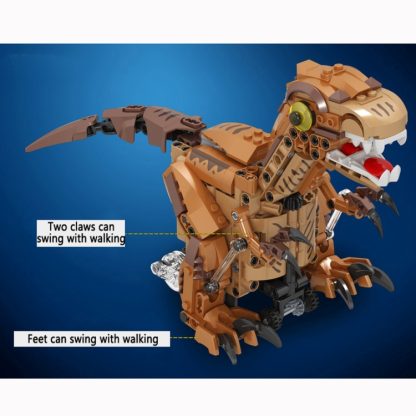 MoFun Electric Remote Control Dinosaur Intelligence Toy Children DIY Intellectual Assembling Blocks - Image 2