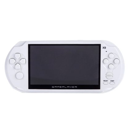 X9 PSP 5.1 inch Pockrt Console Handheld Game Player, Support GBA/ARC/NES (White) - Image 2