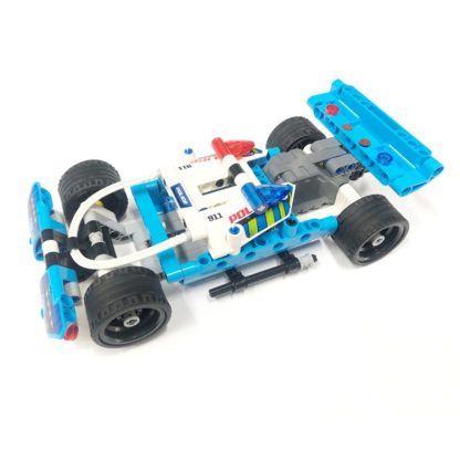 Mecfactor Racing Car Construction Building Block Toys Puzzles Intelligence Educational Police Chase Back Off-road Car - Image 3