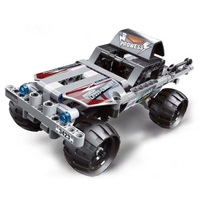 Mecfactor Racing Car Construction Building Block Toys Puzzles Intelligence Educational Back Racing Off-road Car