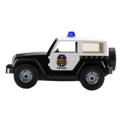 MoFun PD55-13 DIY Electric Drill Assembly Police Vehicle Children Puzzle Vehicle Toys - Image 3