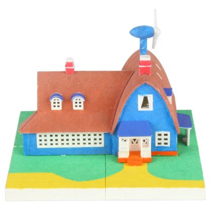 MoFun 2053 DIY Assembled Self-painted European Style Small Courtyard Children Educational Toy