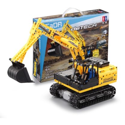 MoFun C51057W 2.4G DIY Assembled Building Blocks Toy Remote Control Track Excavator Children Intelligence Toys