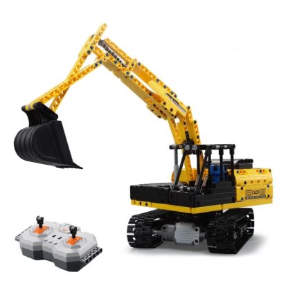 MoFun C51057W 2.4G DIY Assembled Building Blocks Toy Remote Control Track Excavator Children Intelligence Toys - Image 2