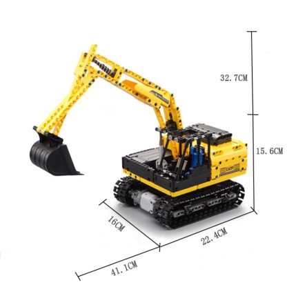 MoFun C51057W 2.4G DIY Assembled Building Blocks Toy Remote Control Track Excavator Children Intelligence Toys - Image 3