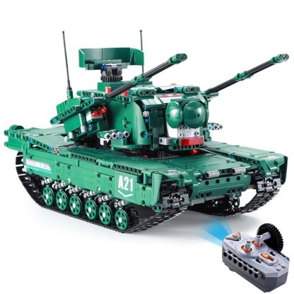 MoFun C61001W 2 in 1 2.4G 1:20 DIY Assembled Building Blocks Toy Remote Control M1A2 Tank Children Intelligence Toys