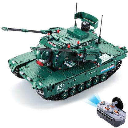 MoFun C61001W 2 in 1 2.4G 1:20 DIY Assembled Building Blocks Toy Remote Control M1A2 Tank Children Intelligence Toys - Image 2