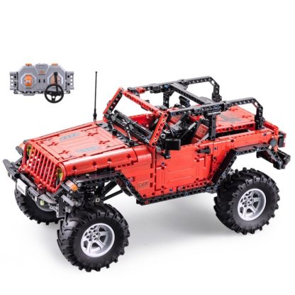 MoFun C61006W 2.4G 1:9.5 DIY Assembled Building Blocks Toy Remote Control Adventurer Double-door Off-road Vehicle Childr