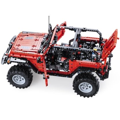 MoFun C61006W 2.4G 1:9.5 DIY Assembled Building Blocks Toy Remote Control Adventurer Double-door Off-road Vehicle Childr - Image 2