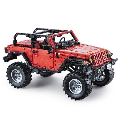 MoFun C61006W 2.4G 1:9.5 DIY Assembled Building Blocks Toy Remote Control Adventurer Double-door Off-road Vehicle Childr - Image 3