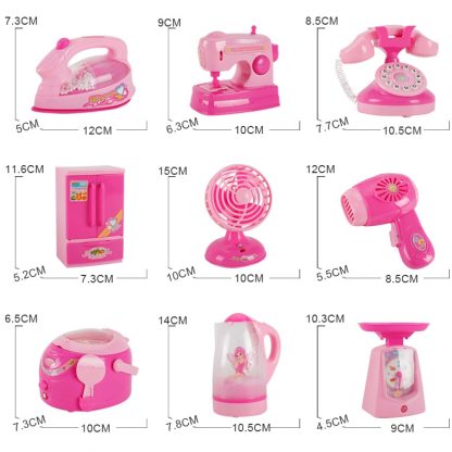 Mini Electric Iron Pretend Play Children Simulation Appliances Toys - Image 3