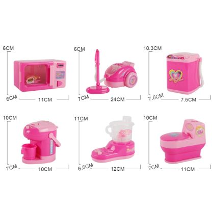 Mini Toilet Pretend Play Children Simulation Appliances Toys - Image 3