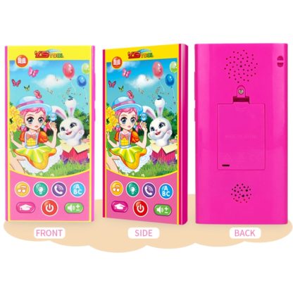 MoFun 2601A Little Girl and Rabbit Multifunctional Dry Battery Powered Children Vocal Music Mobile Phone - Image 2